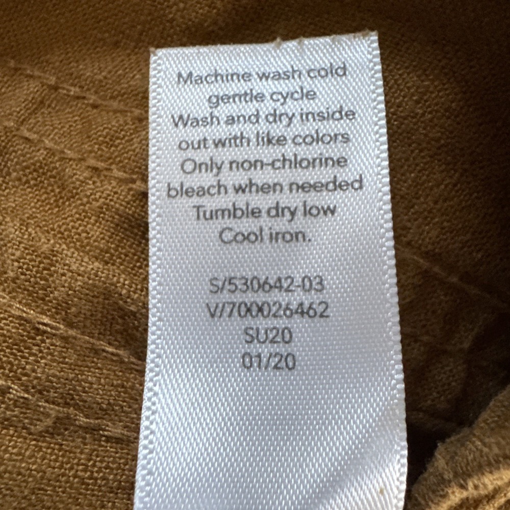Athleta Cabo Linen Jogger Size 0 - 100% Linen in Rust - Picture 8 of 9